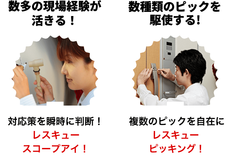 対応策を瞬時に判断！レスキュースコープアイ！　複数のピックを自在に レスキューピッキング！